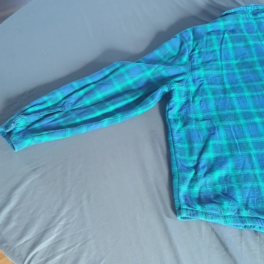 Rider By Lee Button Down Insulated Long Sleeve Flannel Shirt XL Women's - Picture 8 of 8